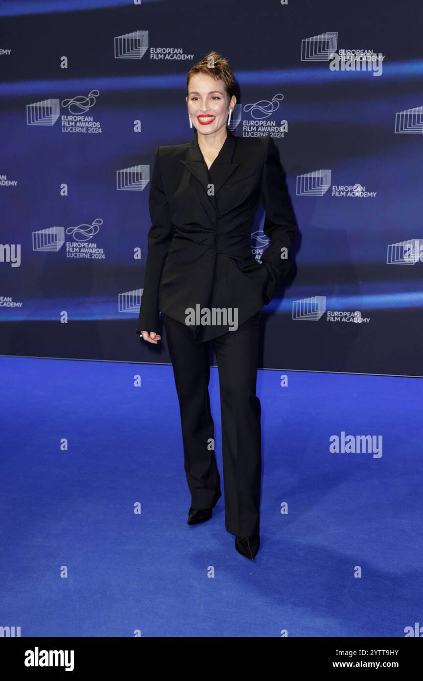 Noomi Rapace BEI der Verleihung des 37. Europäischen Filmpreises 2024 im Kultur- und Kongresszentrum Luzern. Lucerne, 07.12.2024 *** Noomi Rapace lors de la présentation 37 des European film Awards 2024 au Lucerne culture and Convention Center Lucerne, 07 12 2024 Foto:xs.xGabschx/xFuturexImagex efa 4277 Banque D'Images