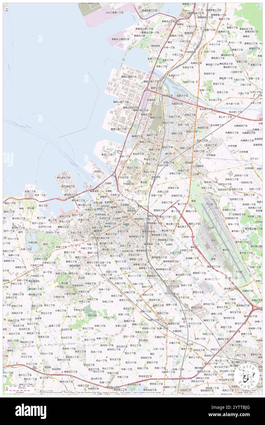 Saimon Uenin Ksitigarbha, Fukuoka-shi, JP, Japon, Fukuoka, n 33 36' 0'', N 130 24' 54'', carte, Cartascapes carte publiée en 2024. Explorez Cartascapes, une carte qui révèle la diversité des paysages, des cultures et des écosystèmes de la Terre. Voyage à travers le temps et l'espace, découvrir l'interconnexion du passé, du présent et de l'avenir de notre planète. Banque D'Images