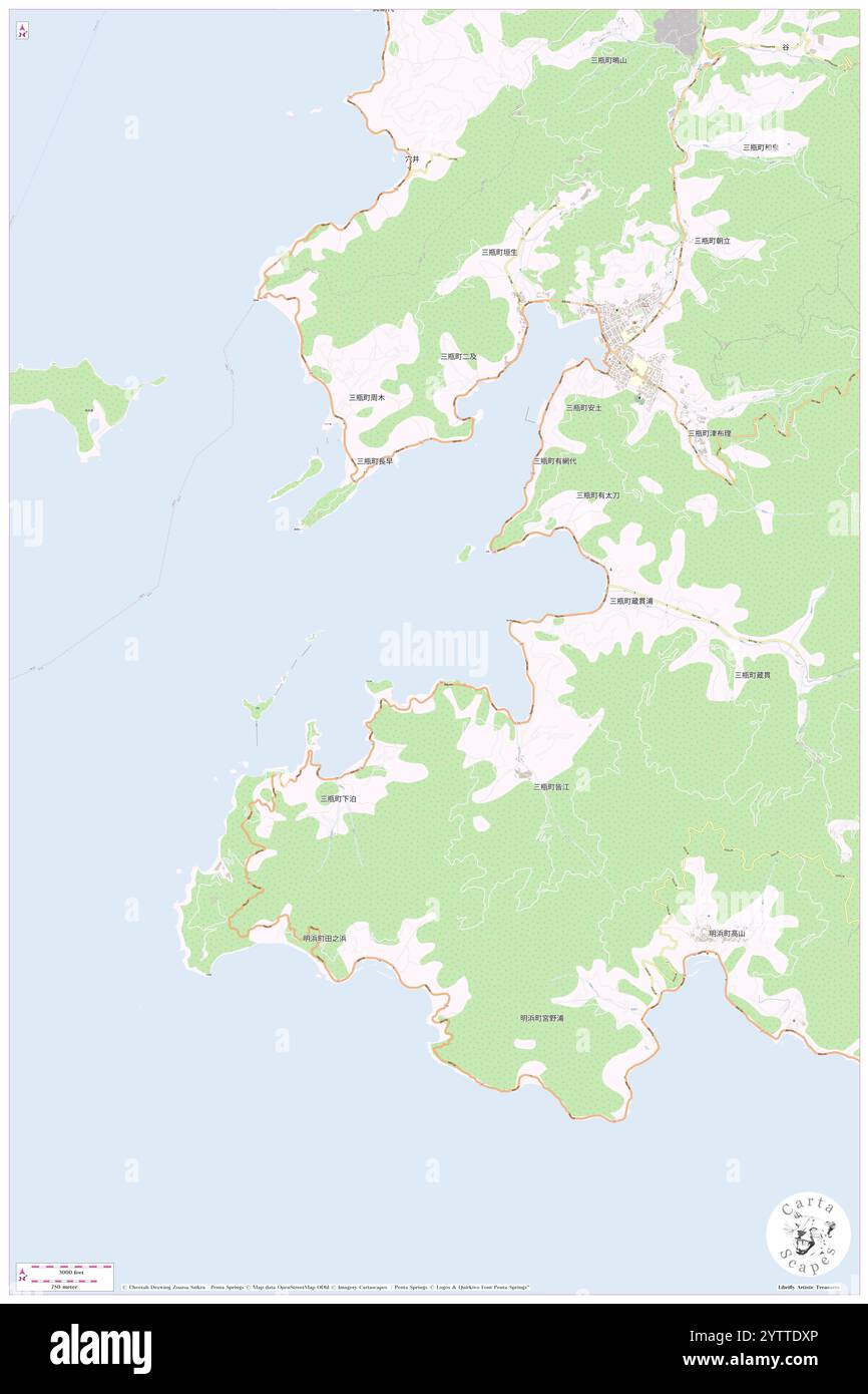 Okuchi-wan, , JP, Japon, , n 33 21' 0'', N 132 24' 0'', carte, Cartascapes carte publiée en 2024. Explorez Cartascapes, une carte qui révèle la diversité des paysages, des cultures et des écosystèmes de la Terre. Voyage à travers le temps et l'espace, découvrir l'interconnexion du passé, du présent et de l'avenir de notre planète. Banque D'Images