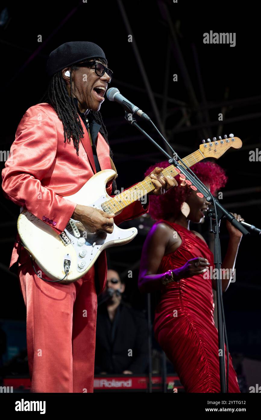 nile rodgers Preforming au TK Maxx présente Southampton Summer sessions Banque D'Images