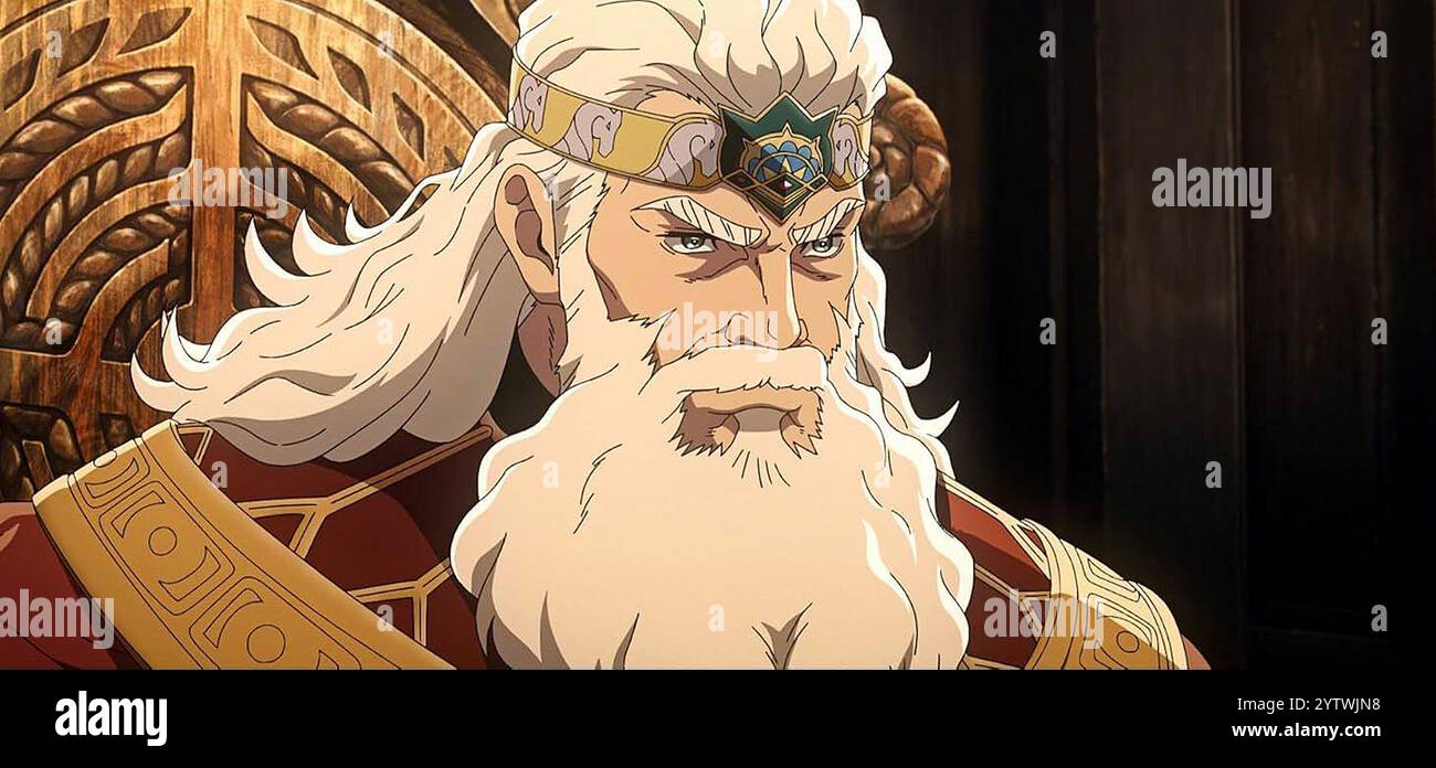 Le Seigneur des anneaux la guerre du Helm Rohirrim Banque D'Images