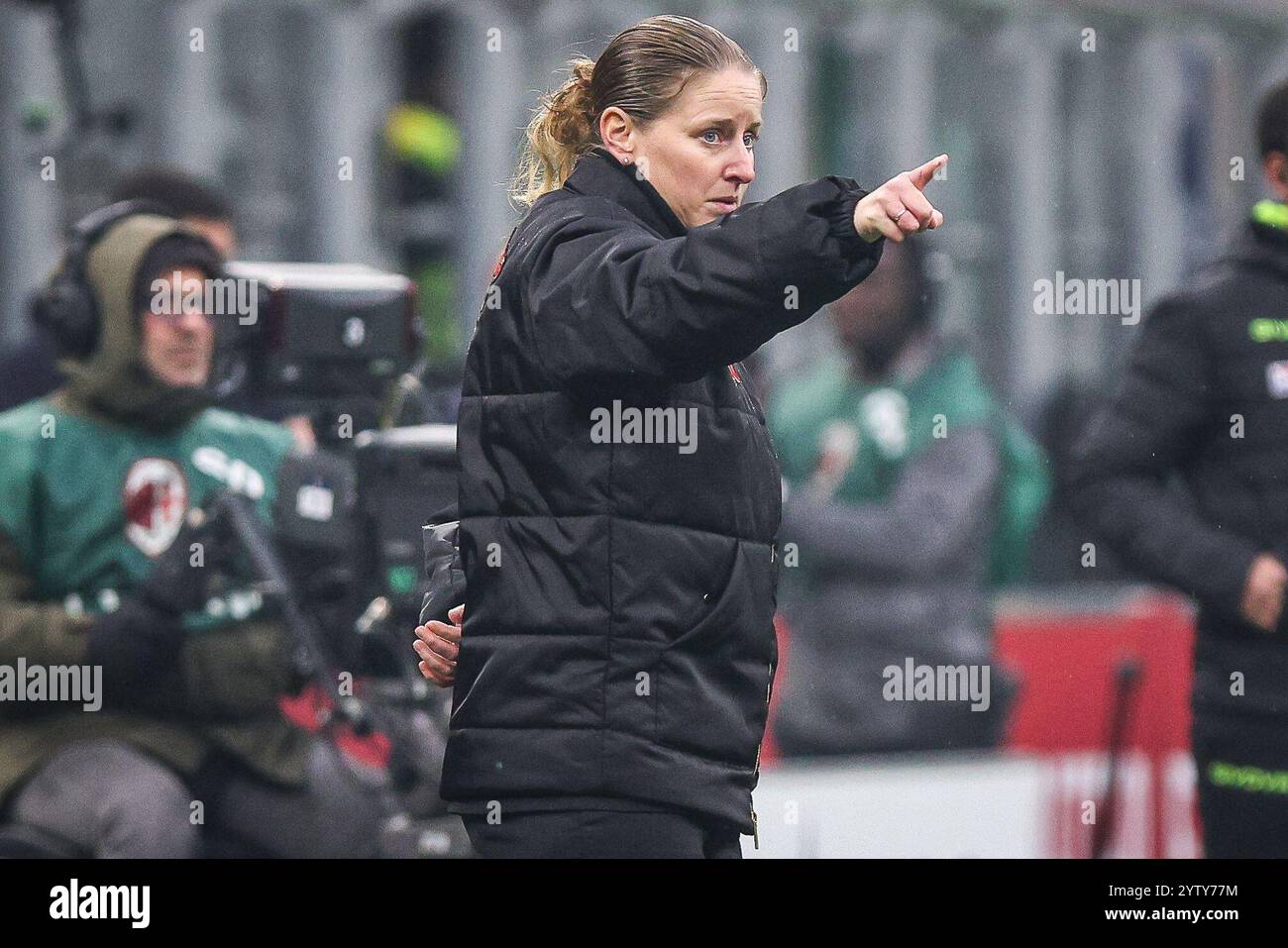 Milan, Italie, Italie. 8 décembre 2024. Suzanne BAKKER de l'AC Milan lors du match féminin de Serie A entre l'AC Milan et le FC Internazionale au stade San Siro le 8 décembre 2024 à Milan, en Italie. (Crédit image : © Matthieu Mirville/ZUMA Press Wire) USAGE ÉDITORIAL SEULEMENT! Non destiné à UN USAGE commercial ! Crédit : ZUMA Press, Inc/Alamy Live News Banque D'Images