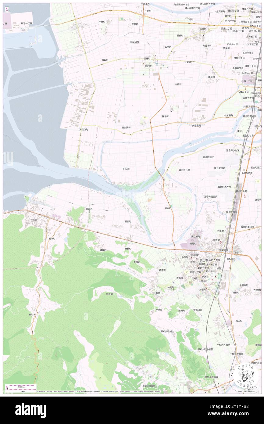 Hamado Gawa, , JP, Japon, Kumamoto, n 32 42' 29'', N 130 37' 54'', carte, Cartascapes carte publiée en 2024. Explorez Cartascapes, une carte qui révèle la diversité des paysages, des cultures et des écosystèmes de la Terre. Voyage à travers le temps et l'espace, découvrir l'interconnexion du passé, du présent et de l'avenir de notre planète. Banque D'Images