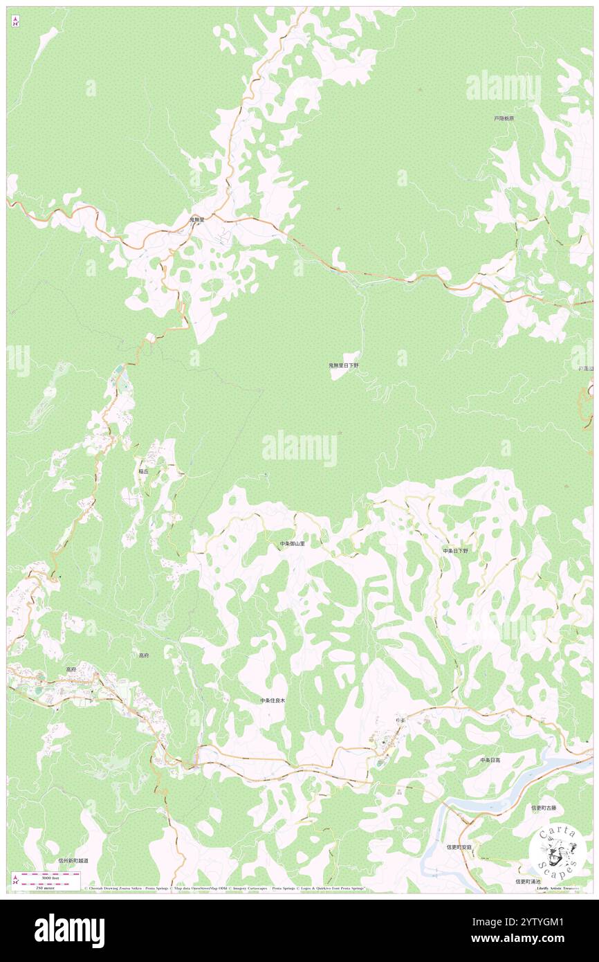 Mushikura Yama, Nagano Shi, JP, Japon, Nagano, n 36 38' 57'', N 138 1' 8'', carte, Cartascapes carte publiée en 2024. Explorez Cartascapes, une carte qui révèle la diversité des paysages, des cultures et des écosystèmes de la Terre. Voyage à travers le temps et l'espace, découvrir l'interconnexion du passé, du présent et de l'avenir de notre planète. Banque D'Images