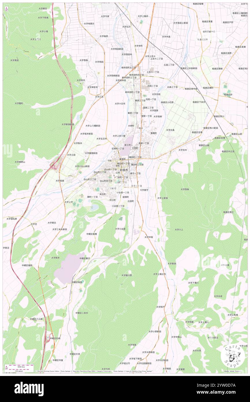 Oizumo, Myoko-shi, JP, Japon, Niigata, n 37 1' 9'', N 138 15' 14'', carte, Carthascapes carte publiée en 2024. Explorez Cartascapes, une carte qui révèle la diversité des paysages, des cultures et des écosystèmes de la Terre. Voyage à travers le temps et l'espace, découvrir l'interconnexion du passé, du présent et de l'avenir de notre planète. Banque D'Images