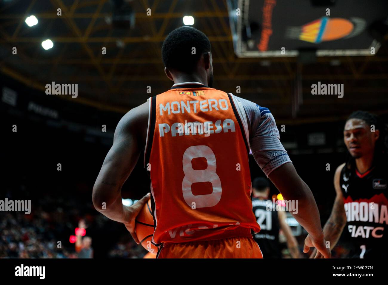 JEAN MONTERO DE VALENCE BASKET LORS D'UN MATCH DE LIGA ENDESA Banque D'Images