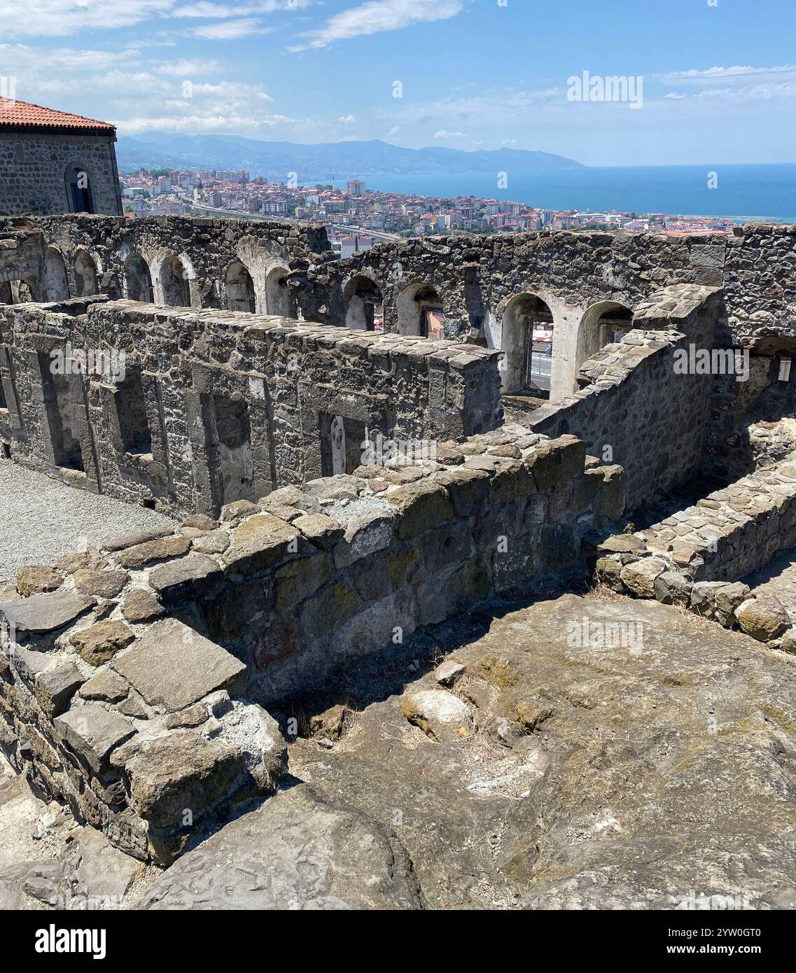 Le monastère de Kizlar, situé à Trabzon, en Turquie, a été construit pendant la période byzantine. Banque D'Images