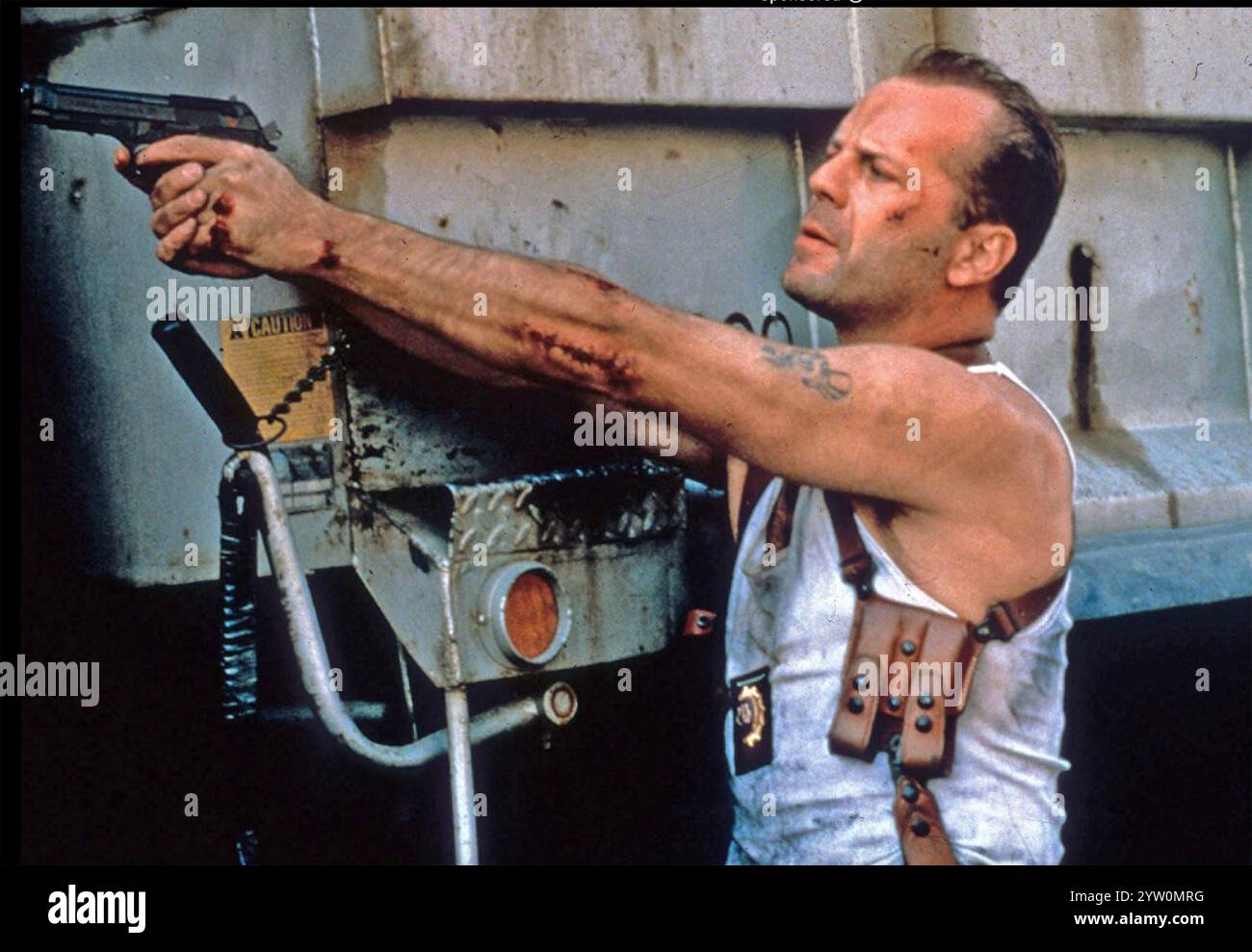 DIE HARD AVEC Un film DE VENGEANCE de 1995 20th Century Fox avec Bruce Willis dans le rôle de John McClane du NYPD Banque D'Images