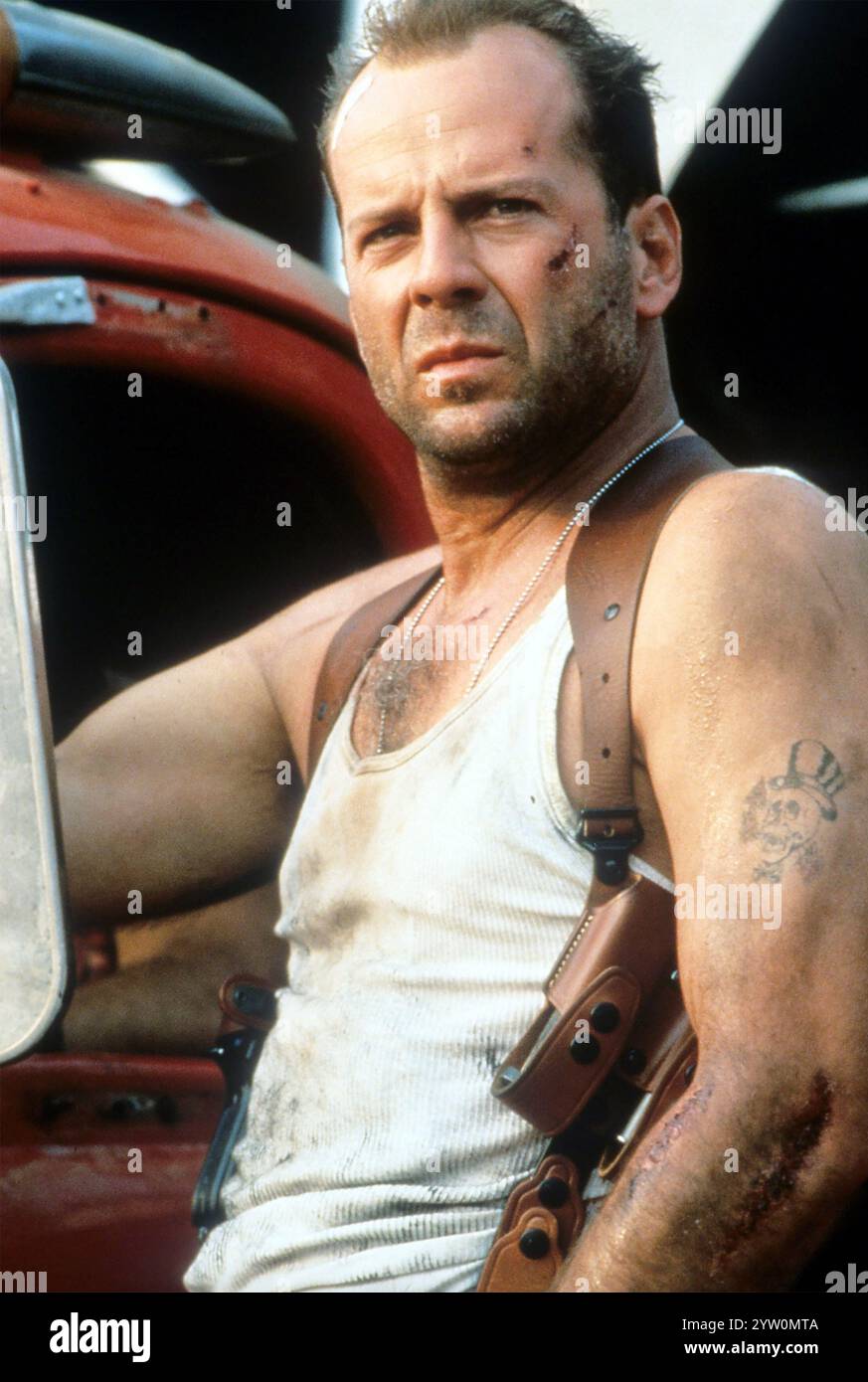 DIE HARD AVEC Un film DE VENGEANCE de 1995 20th Century Fox avec Bruce Willis dans le rôle de John McClane du NYPD Banque D'Images