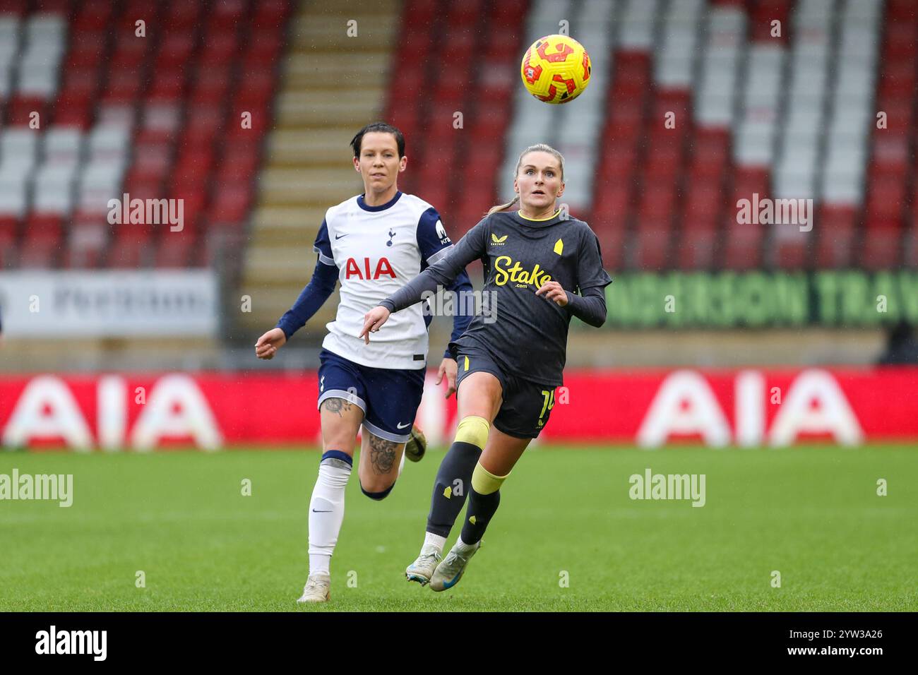 Londres, Royaume-Uni. 8 décembre 2024. Melissa Lawley lors de Tottenham Hotspur vs Everton en WSL. Banque D'Images