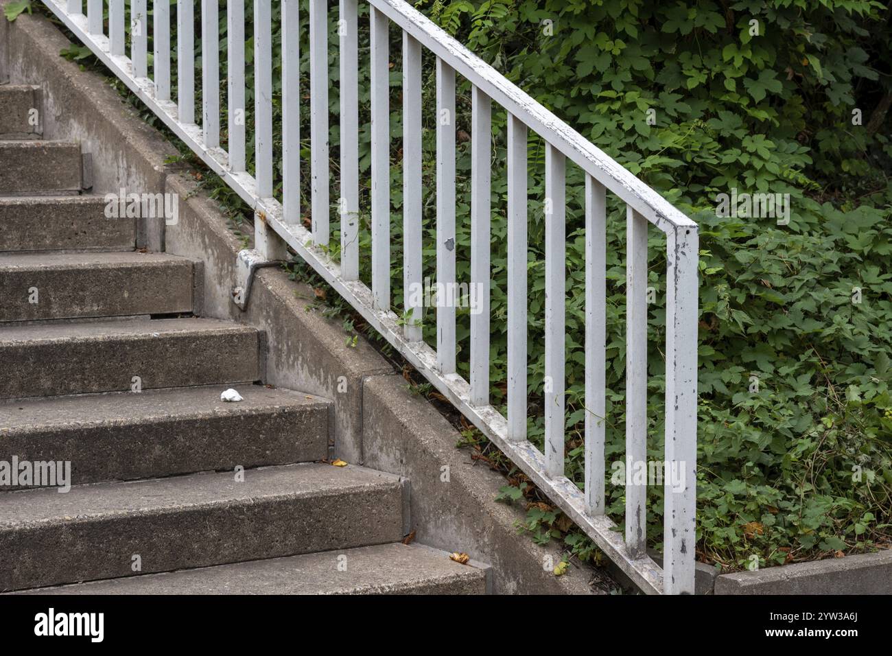 Escalier métallique à l'extérieur du bâtiment Banque D'Images