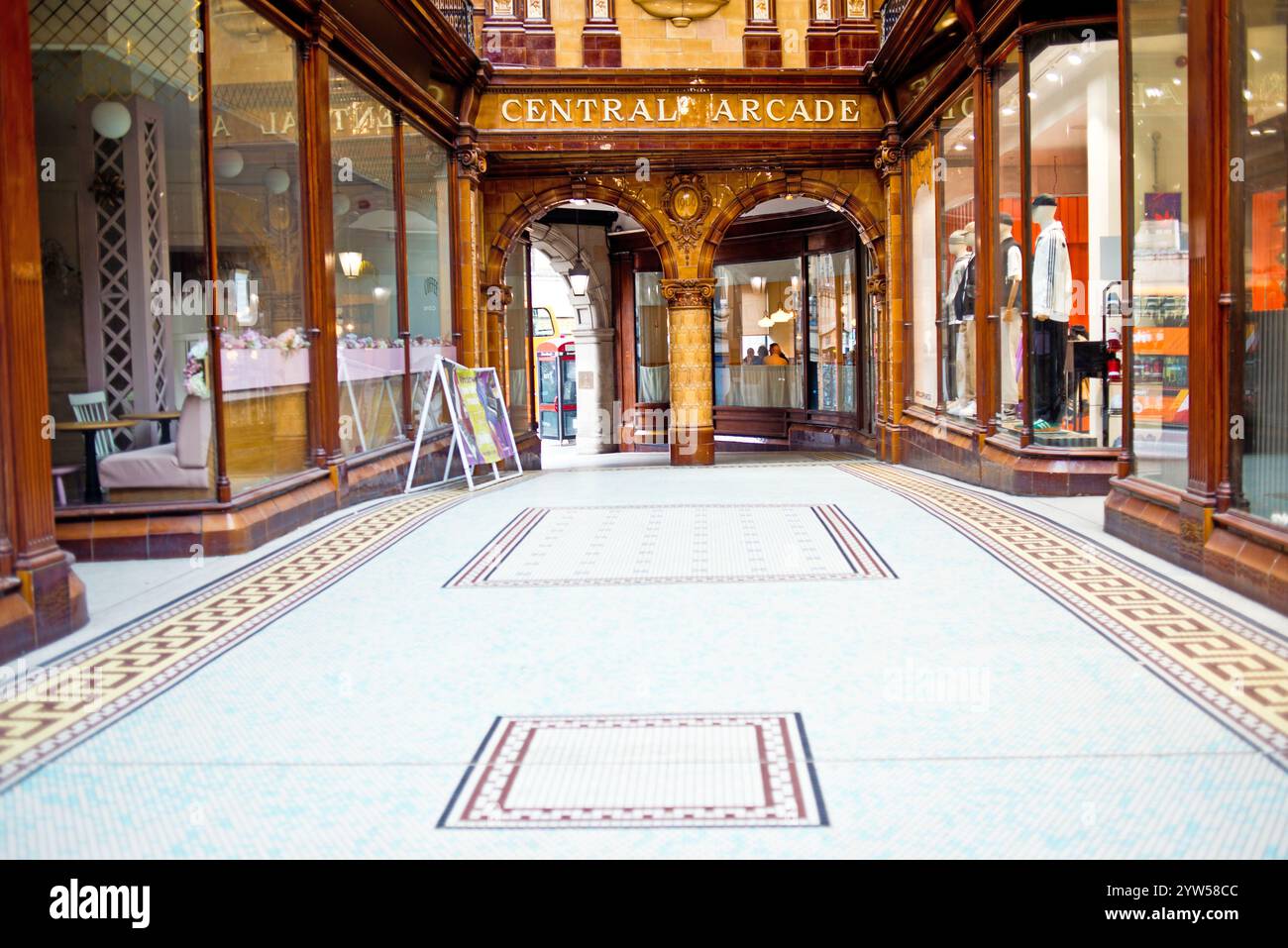 Central Arcade, Newcastle upon Tyne, Tyneside, Angleterre Banque D'Images
