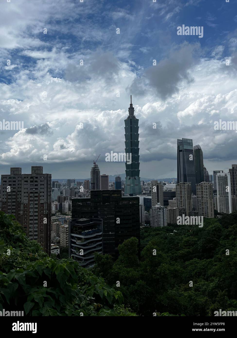 Vue sur Taipei, Taïwan Banque D'Images