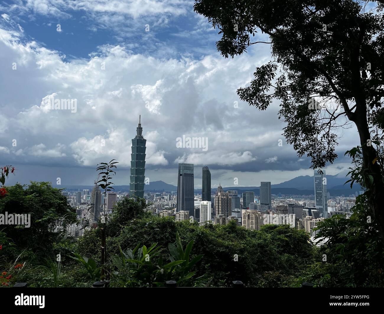 Vue sur Taipei, Taïwan Banque D'Images
