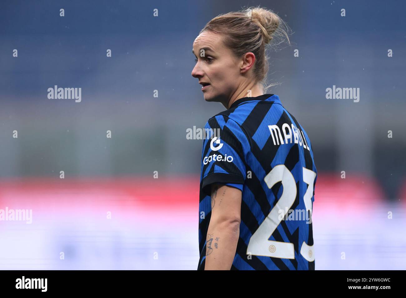 Milan, Italie. 8 décembre 2024. Lina Magull du FC Internazionale lors du match de Serie A Femminile au Stadio Giuseppe Meazza, Milan. Le crédit photo devrait se lire : Jonathan Moscrop/Sportimage crédit : Sportimage Ltd/Alamy Live News Banque D'Images