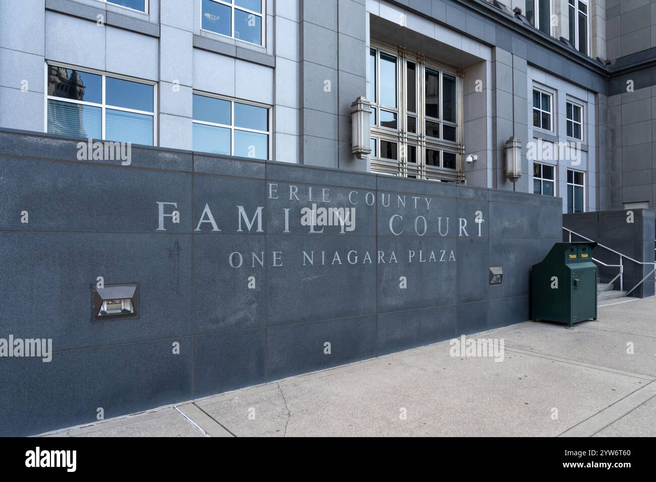 Tribunal de la famille du comté d'Erie à Buffalo, New York, États-Unis, le 8 décembre 2023. Banque D'Images