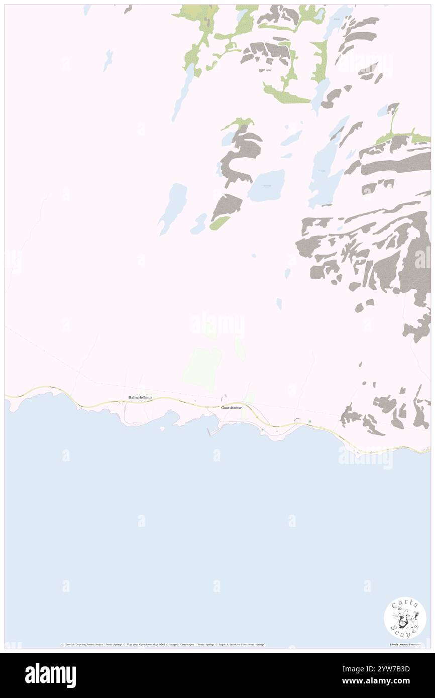 Gautshamar, Kaldrananeshreppur, IS, Islande, Westfjords, n 65 42' 0'', S 21 30' 0'', carte, Cartascapes carte publiée en 2024. Explorez Cartascapes, une carte qui révèle la diversité des paysages, des cultures et des écosystèmes de la Terre. Voyage à travers le temps et l'espace, découvrir l'interconnexion du passé, du présent et de l'avenir de notre planète. Banque D'Images