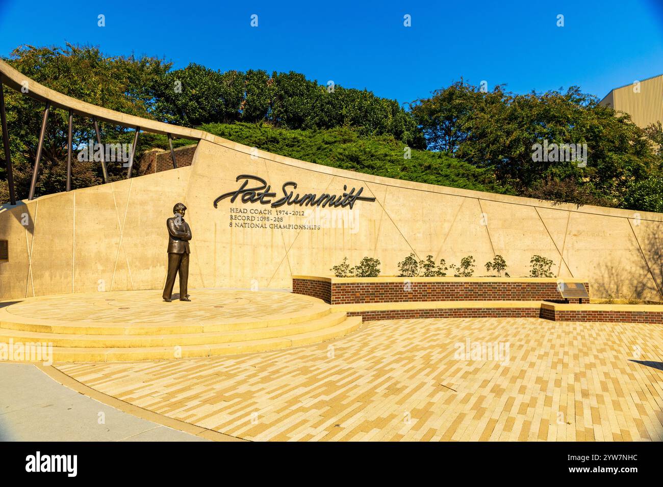 Knoxville, TN - 12 octobre 2024 : Pat Summitt Plaza sur le campus de l'Université du Tennessee Banque D'Images