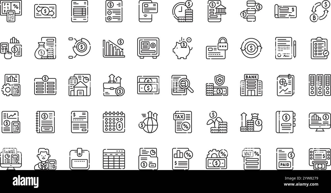 Collection d'icônes vectorielles de haute qualité avec contour modifiable. Idéal pour les projets professionnels et créatifs. Illustration de Vecteur