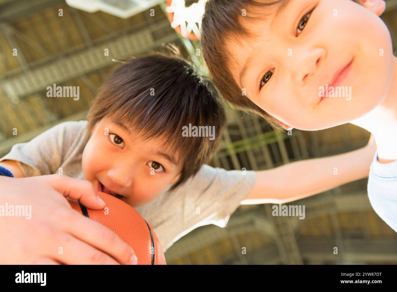 Basket-ball pour enfants Banque D'Images