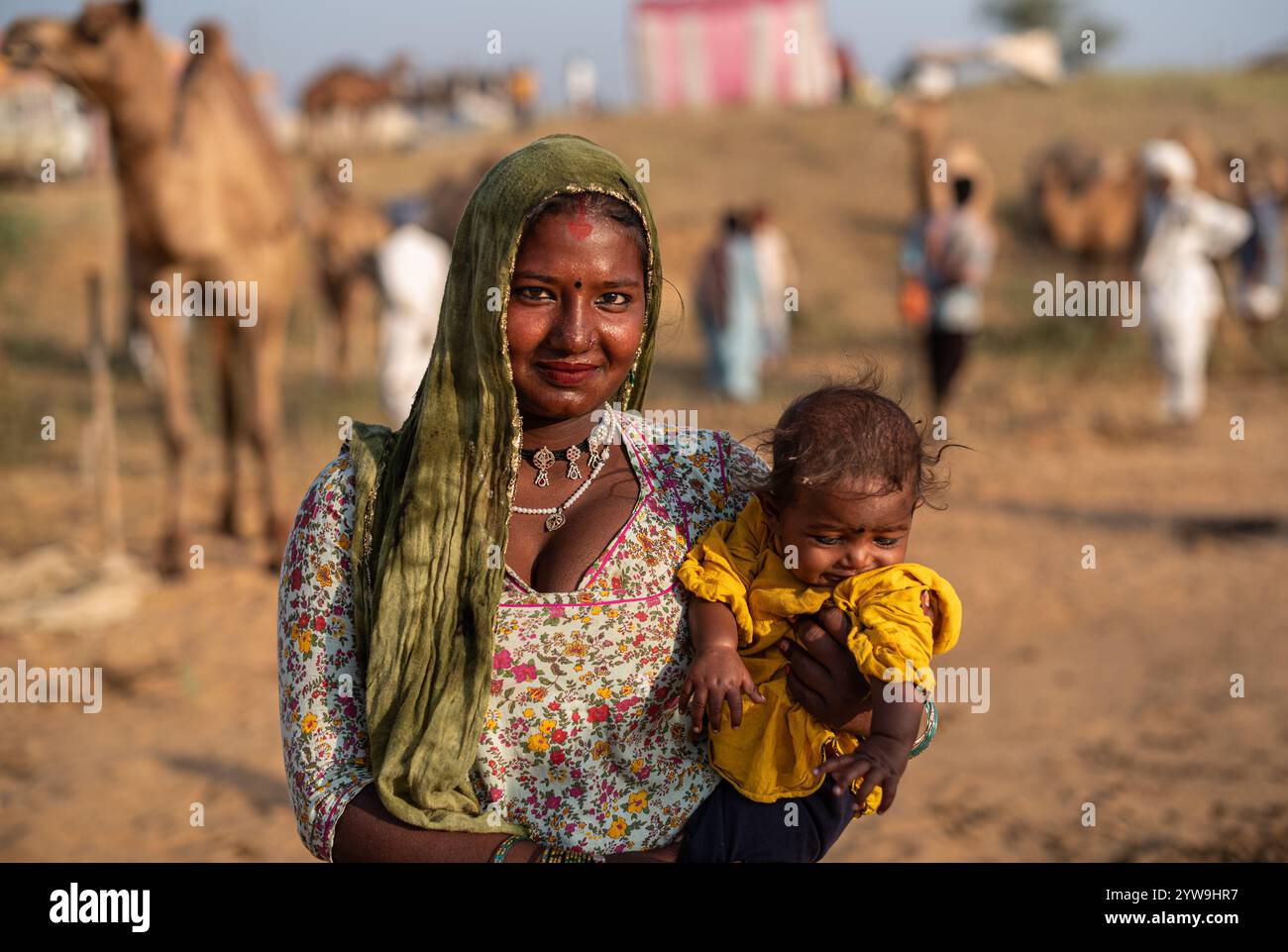Camel Pushkar Fair Banque D'Images