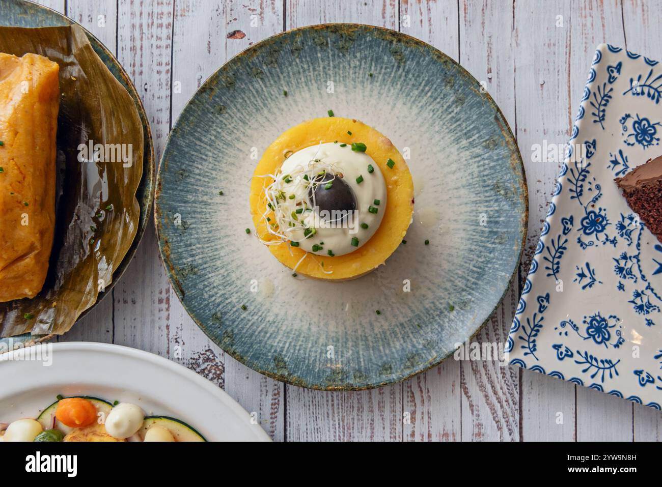 C'est un plat froid et rafraîchissant, parfait pour les journées chaudes. Banque D'Images