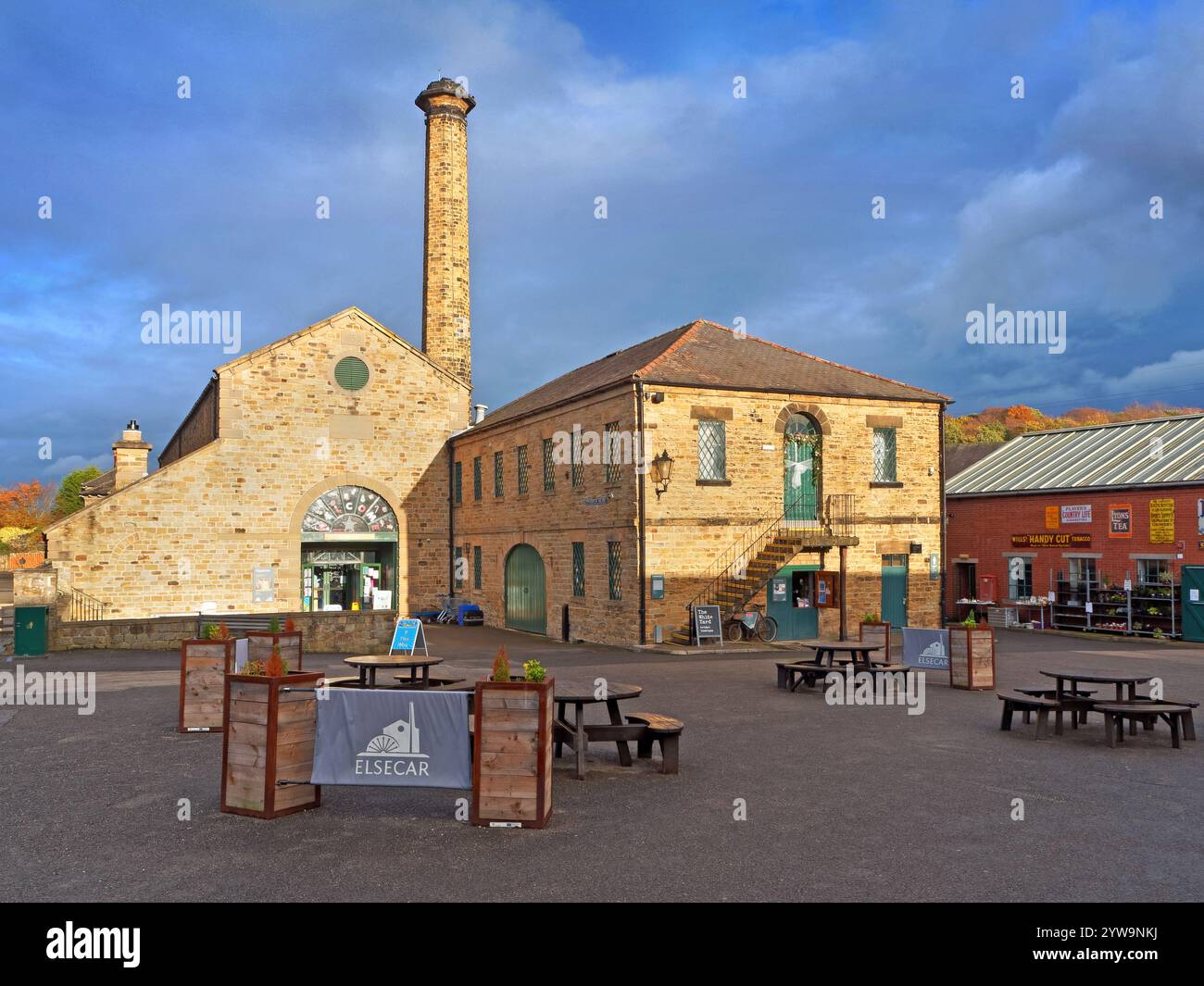 Royaume-Uni, South Yorkshire, Elsecar Heritage Centre. Banque D'Images