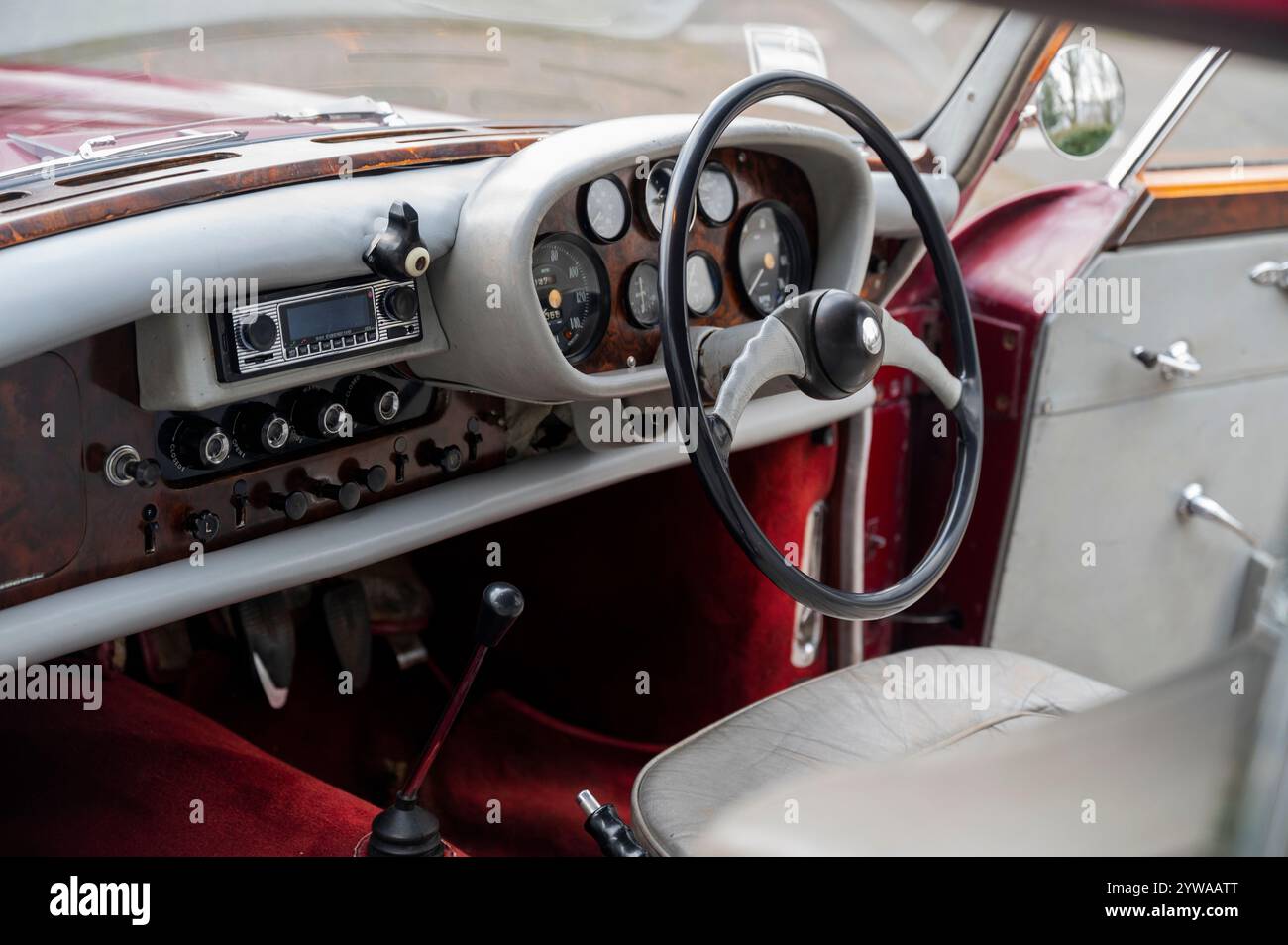 1960 Bristol 406 classique voiture de sport de luxe britannique Banque D'Images