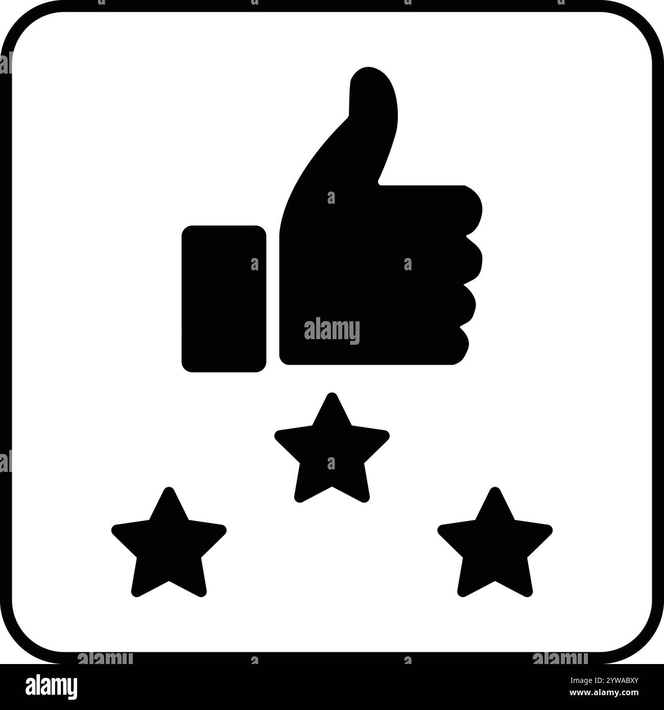 Main vers le haut avec étoile, Star Rating, Сustomer icône de satisfaction, évaluation de l'avis du client, comme signe, icône revue qualité Illustration de Vecteur Main vers le haut avec étoile, Star Rating, Сustomer icône de satisfaction, évaluation de l'avis du client, comme signe, icône revue qualité Illustration de Vecteur