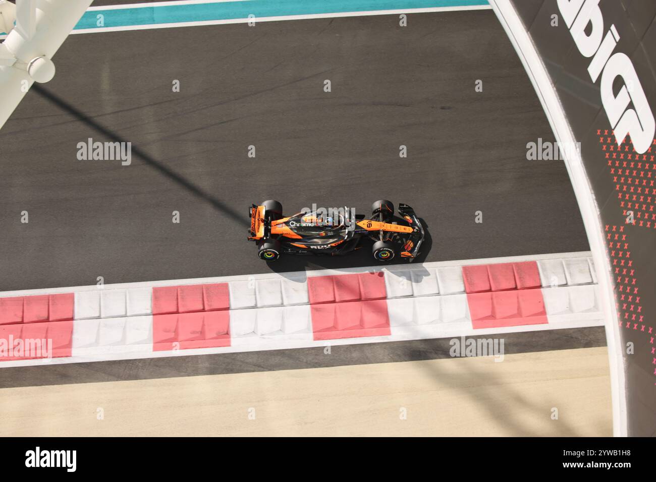 Oscar Piastri (McLaren Formula 1 Team, #81), essais d'après-saison, SONT, formel 1 Weltmeisterschaft, grand Prix d'Abu Dhabi, circuit de Yas Marina, 10.12.2024 Foto : Eibner-Pressefoto/Annika Graf Banque D'Images