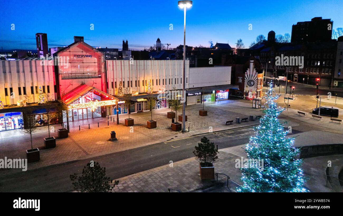 Centre commercial Stockport Merseyway Banque D'Images