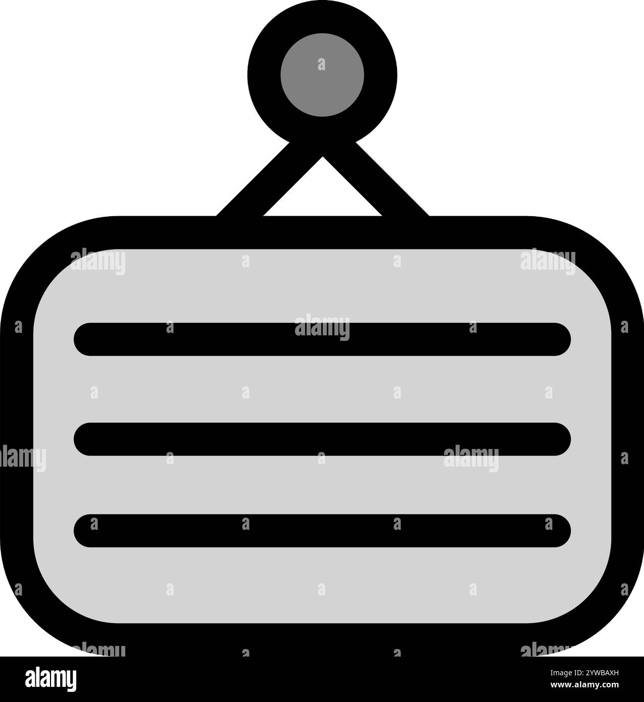 Symbole de signe - symbole d'icône moderne d'éducation ou de bureau Illustration de Vecteur
