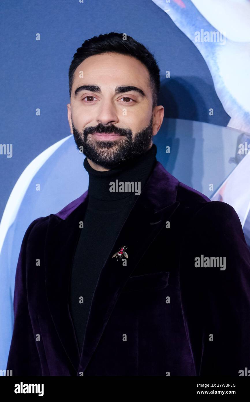 Londres, Royaume-Uni. 10 décembre 2024. Lee Majdoub photographié lors de la première britannique de Sonic the Hedgehog 3. Photo de Julie Edwards./Alamy Live News Banque D'Images