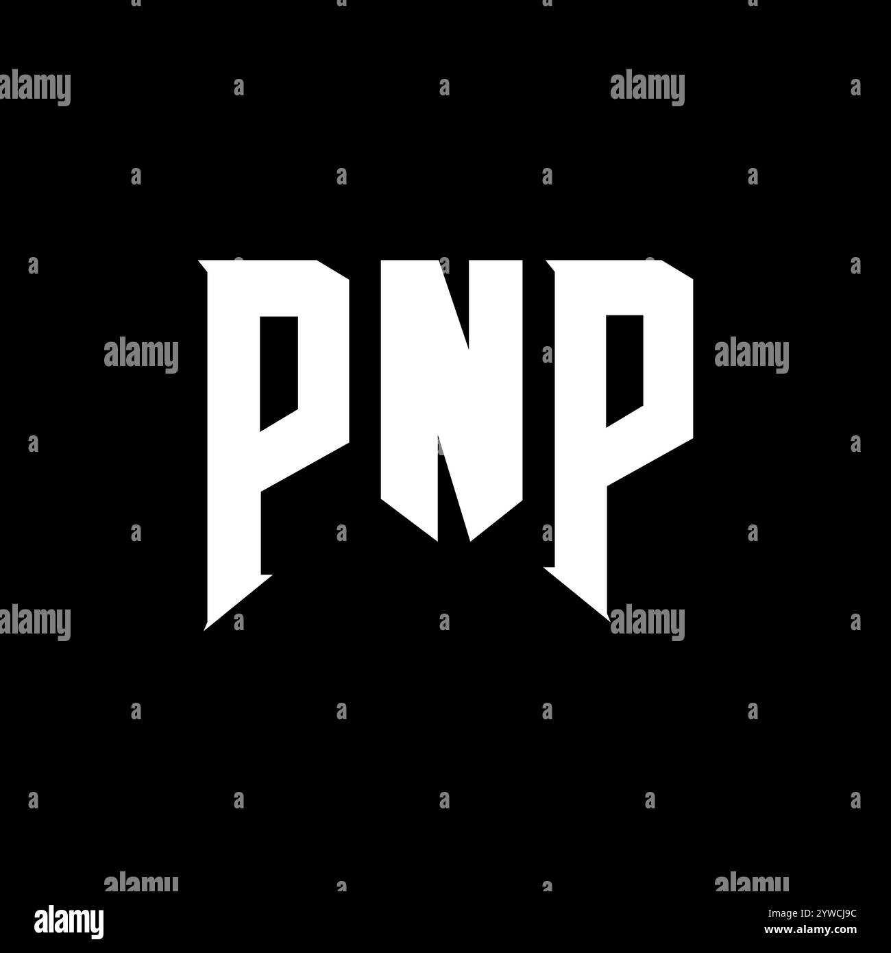 Conception de logo de lettre PNP pour la société de technologie. Logo PNP combinaison de couleurs noir et blanc. Logo PNP, vecteur PNP, conception PNP, icône PNP, alph PNP Illustration de Vecteur