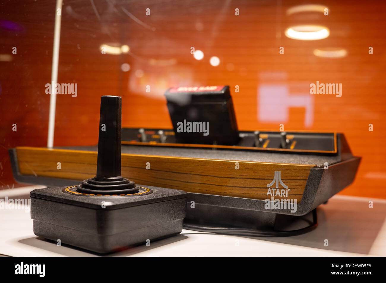 Rochester, New York, États-Unis - 12.6,2024, exposition Atari au Strong National Museum of Play Banque D'Images