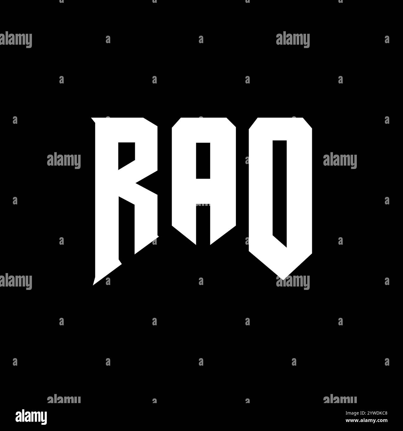 Conception de logo de lettre de RAO pour la société de technologie ...