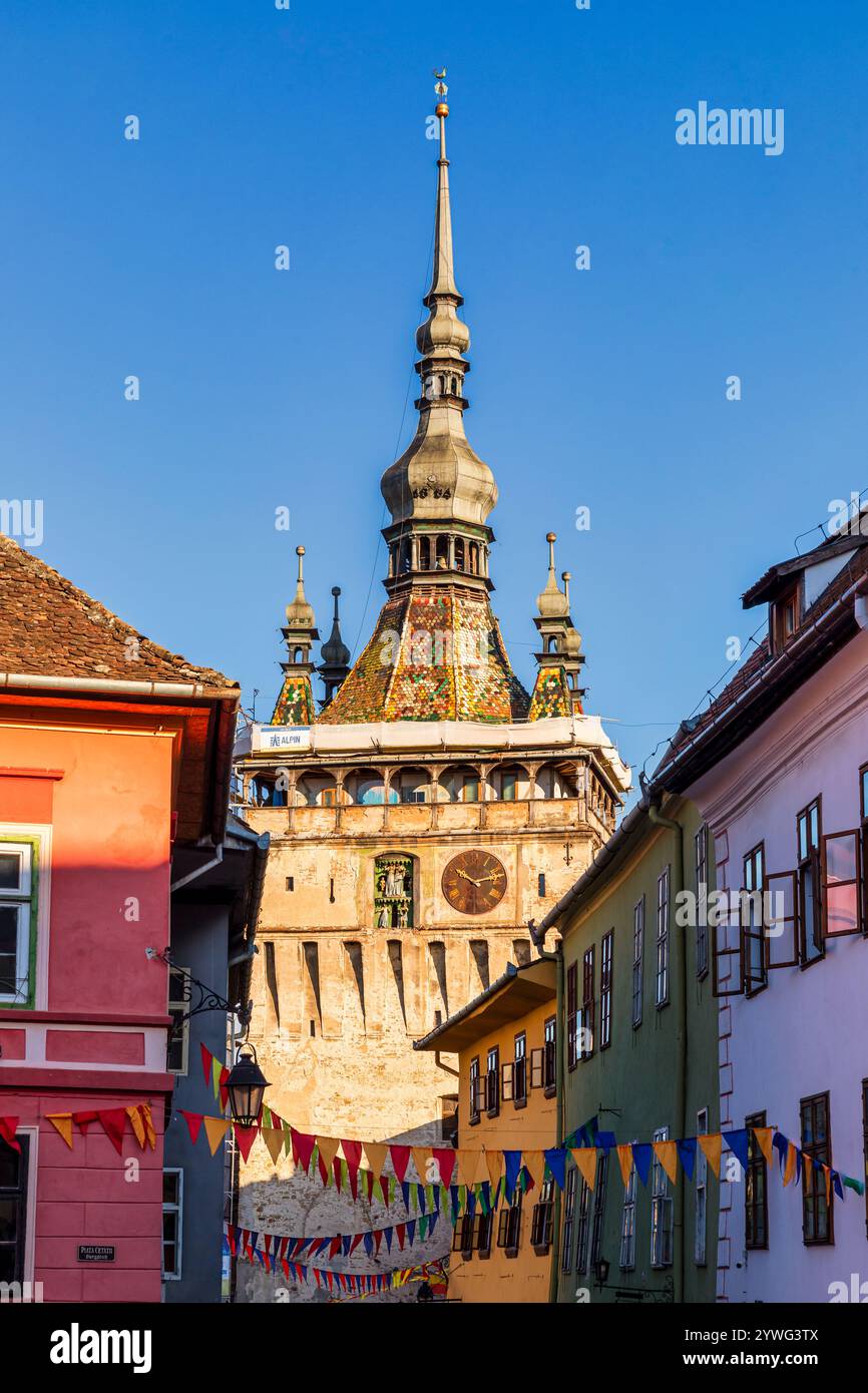 Citadelle de Sighișoara, Transylvanie, Roumanie Banque D'Images