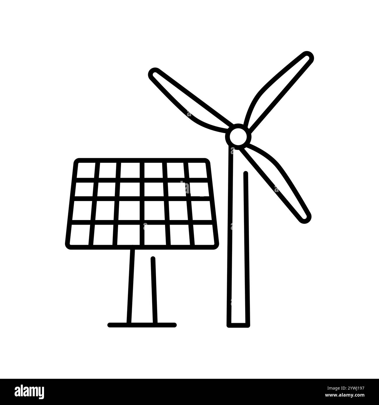 Icône de ligne noire verte d'énergie. Elément isolé par vecteur. Contour modifiable. Illustration de Vecteur Icône de ligne noire verte d'énergie. Elément isolé par vecteur. Contour modifiable. Illustration de Vecteur