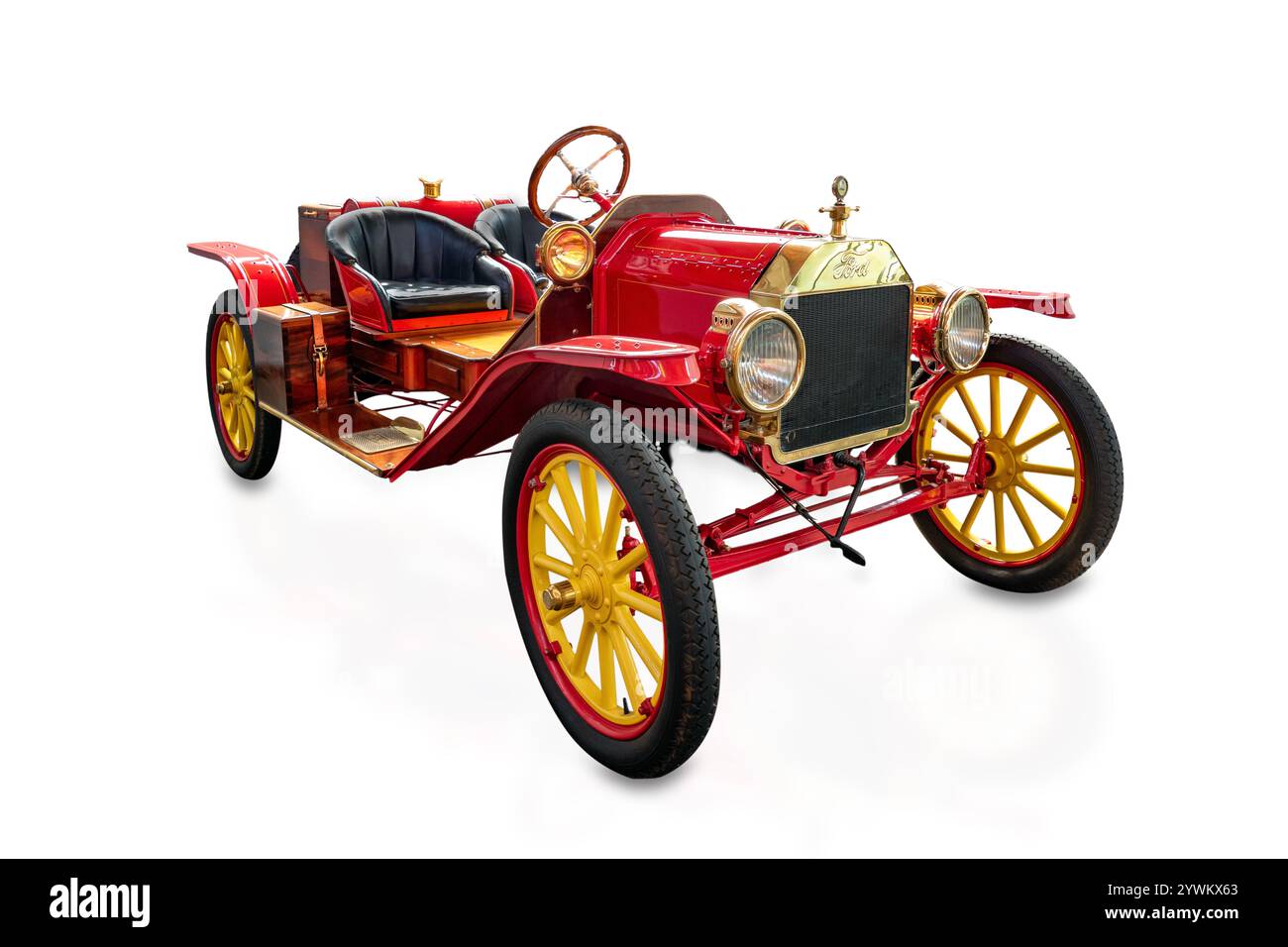 Une réplique modèle T Speedster sur un fond blanc Banque D'Images