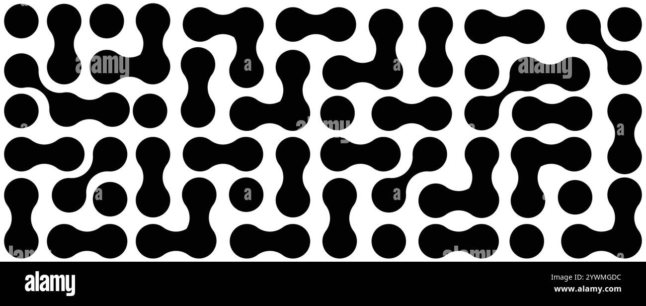 Metaballs forme le fond géométrique abstrait. Vecteur général Illustration de Vecteur