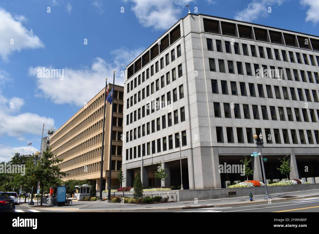 Le Lyndon Baines Johnson Building et la Federal Deposit Insurance Corporation (FDIC) ont toutes deux leur siège social à Washington, D.C, États-Unis. Banque D'Images
