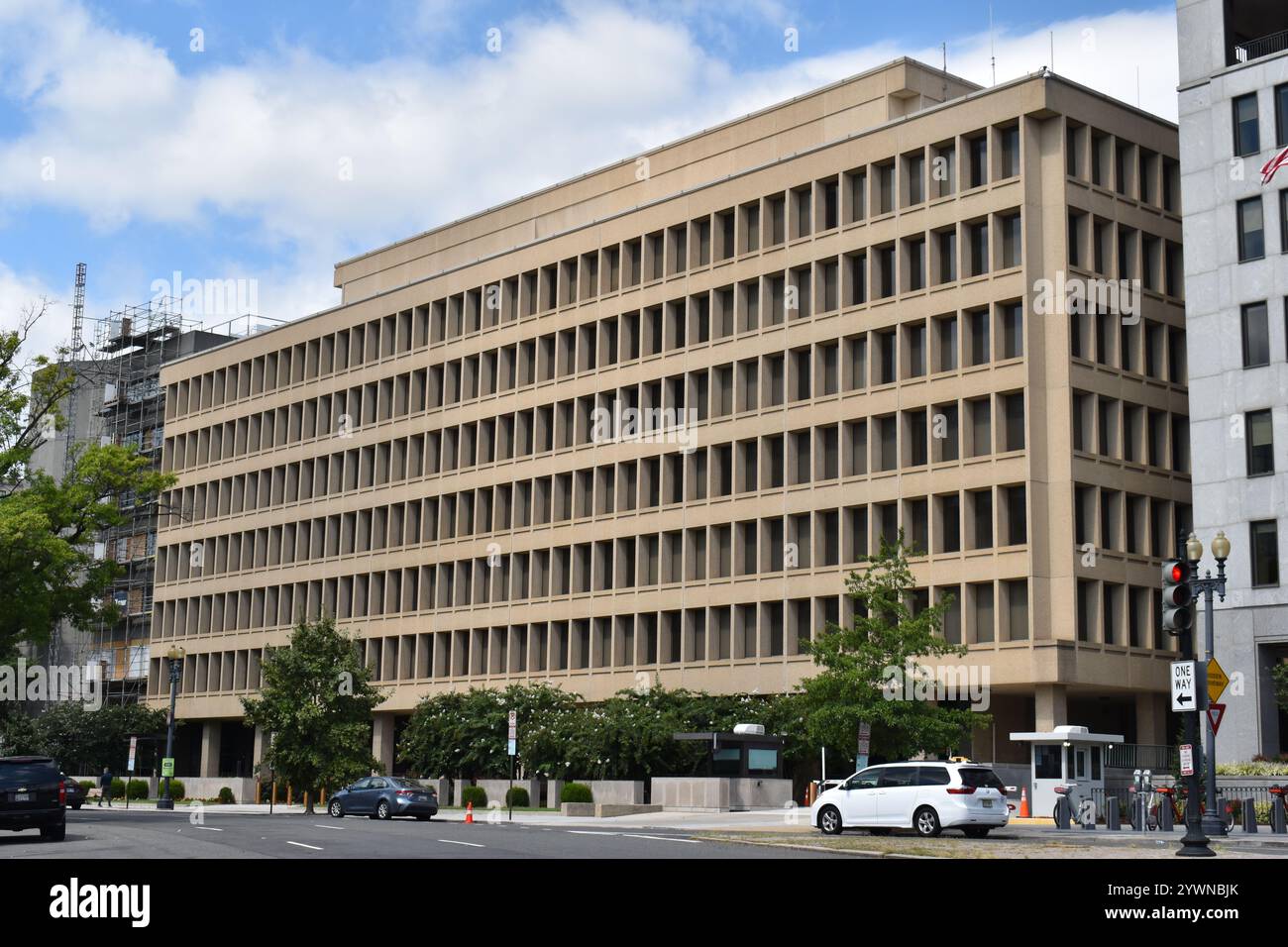 Le Lyndon Baines Johnson Department of Education Building à Washington, D.C. (États-Unis). Banque D'Images