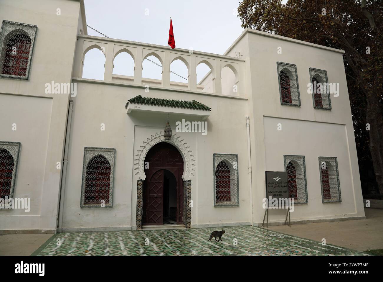 Vue de face de la Mendoubia à Tanger Banque D'Images