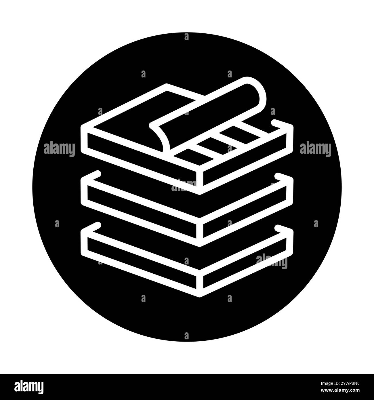 Les feuilles de contreplaqué alignent l'icône noire. Signez pour la page Web, l'application mobile, le bouton, le logo. Bouton isolé de vecteur. Contour modifiable. Illustration de Vecteur
