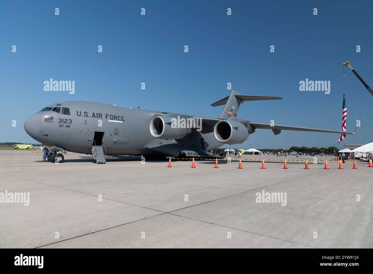 C-17 Globemaster III avion de transport militaire Banque D'Images