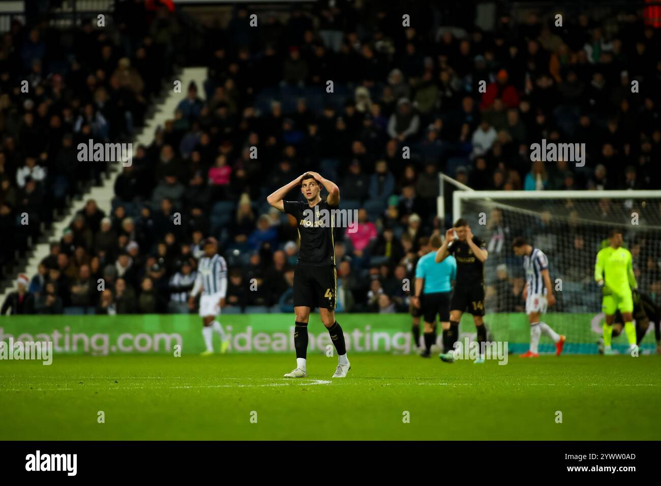 Bobby Thomas de Coventry City réagit à une grosse manquée lors du match de championnat EFL entre West Bromwich Albion et Coventry City aux Hawthorns, Banque D'Images