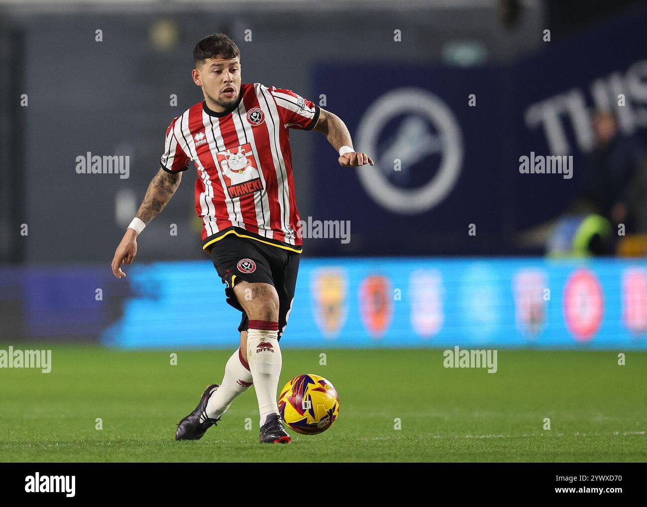 Londres, Royaume-Uni. 11 décembre 2024. Gustavo Hamer de Sheffield United lors du Sky Bet Championship match à The Den, Londres. Le crédit photo devrait se lire : Paul Terry/Sportimage crédit : Sportimage Ltd/Alamy Live News Banque D'Images