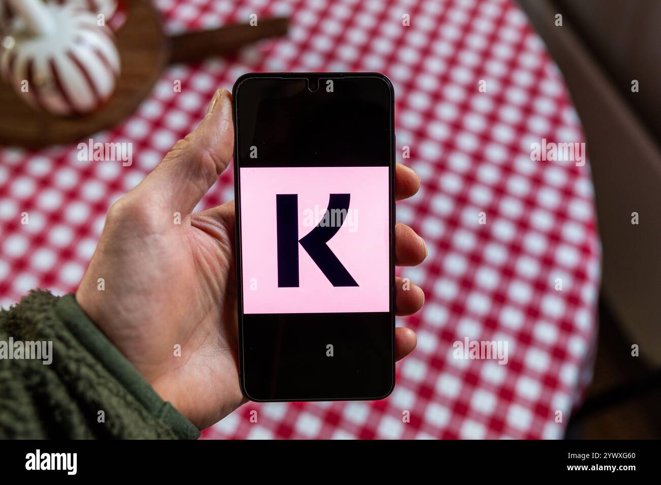 Signes et symboles, Klarna Bank AB. Banque D'Images