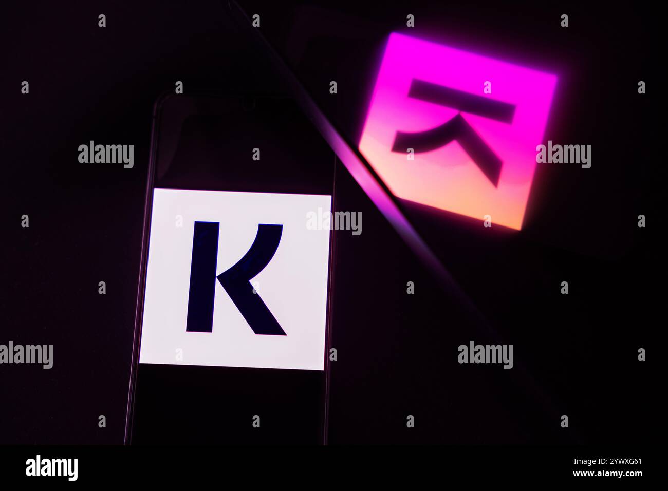 Signes et symboles, Klarna Bank AB. Banque D'Images