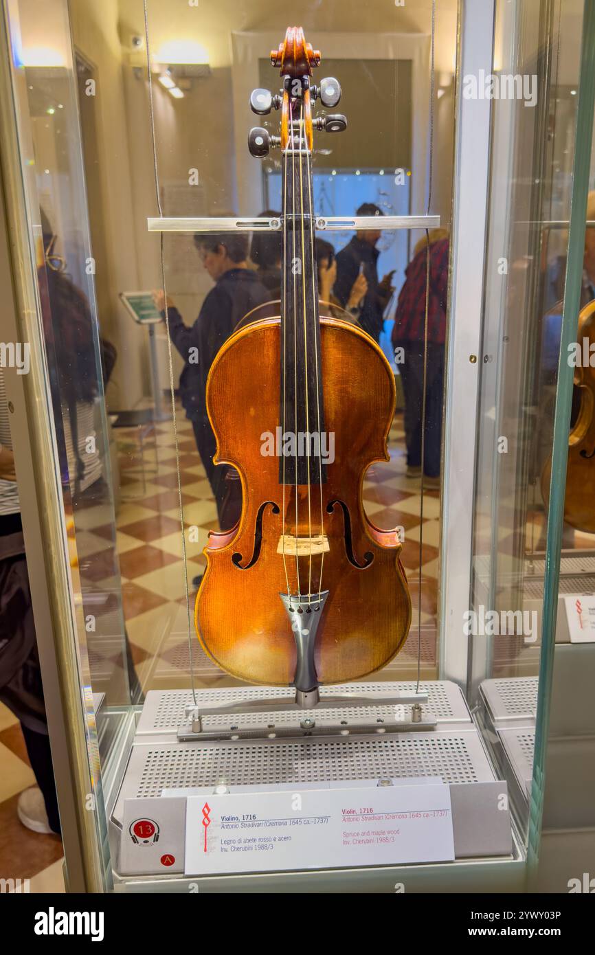 Dans la Galerie de l'Académie à Florence, Italie. Banque D'Images